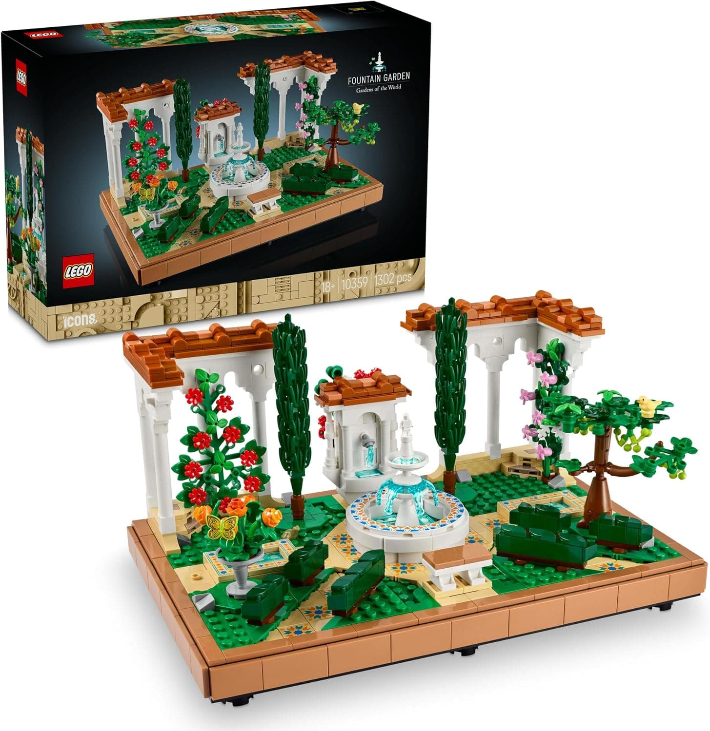 LEGO Icons Fıskiyeli Bahçe 10359
