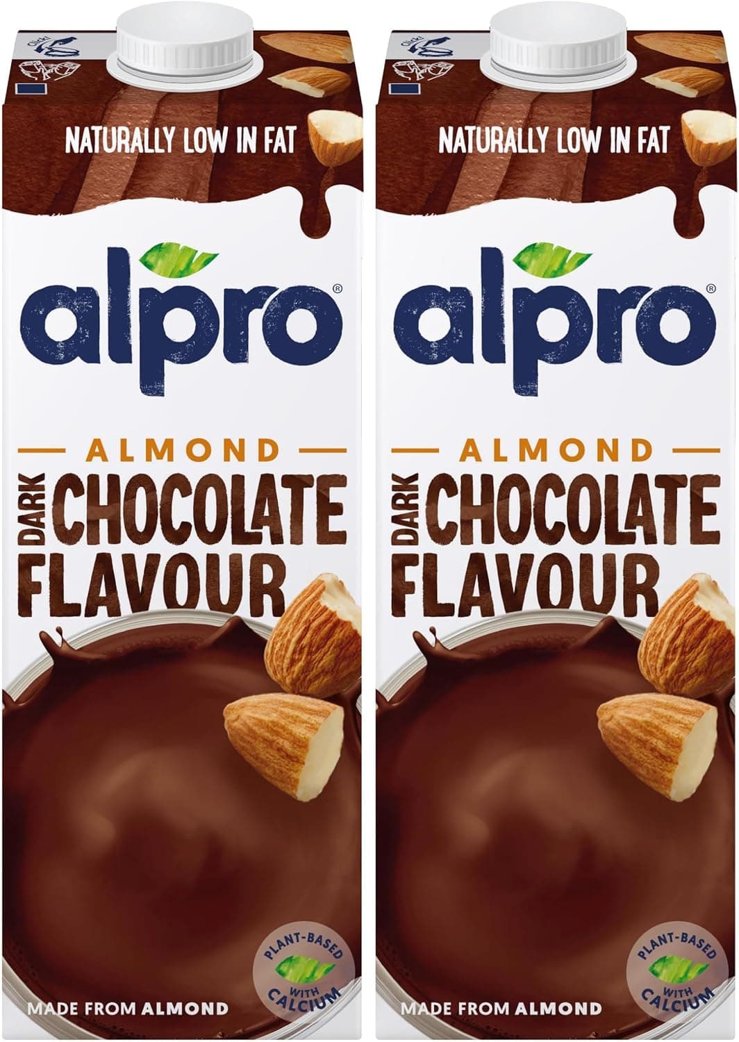 Alpro Badem Bitter Çikolata İçeceği 1L 2li paket