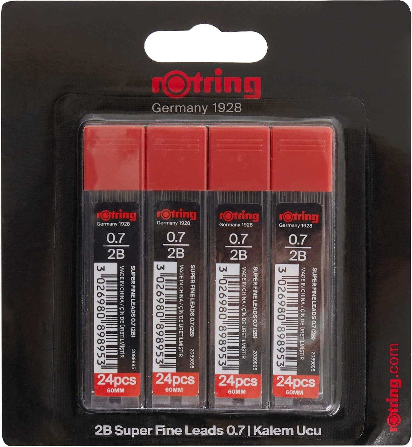 Rotring Super Polimer Kurşun Kalem Ucu (2B), 4Lü Paket, 0.7 Mm - 2094211