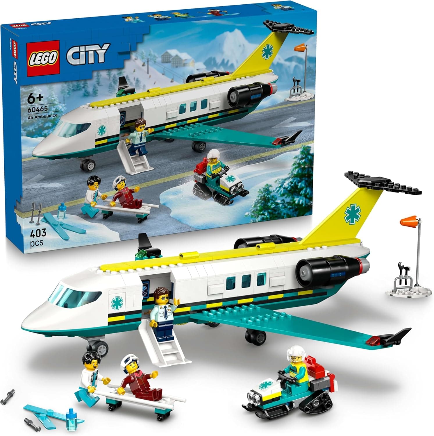 LEGO City Acil Hava Ambulans Uçağı 60465