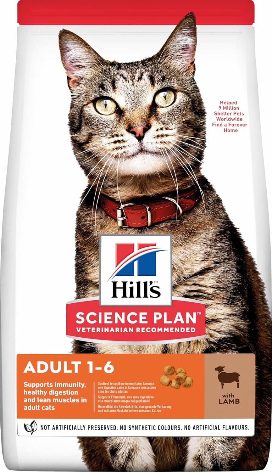Hills SCIENCE PLAN Yetişkin Kuzulu Kedi Maması 8+2 kg