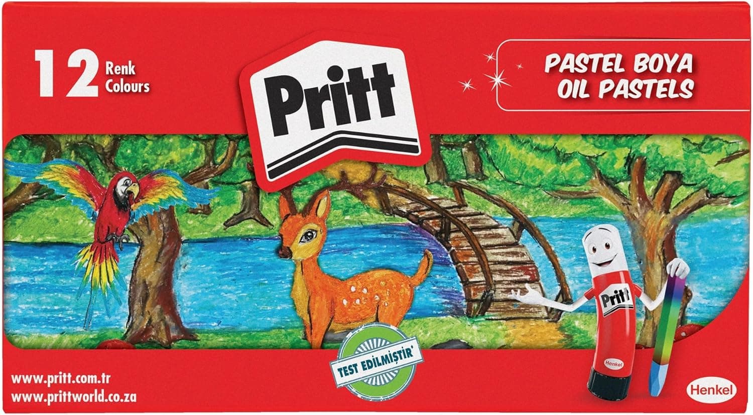 Pritt 12Li Pastel Boya - Karton Kutu