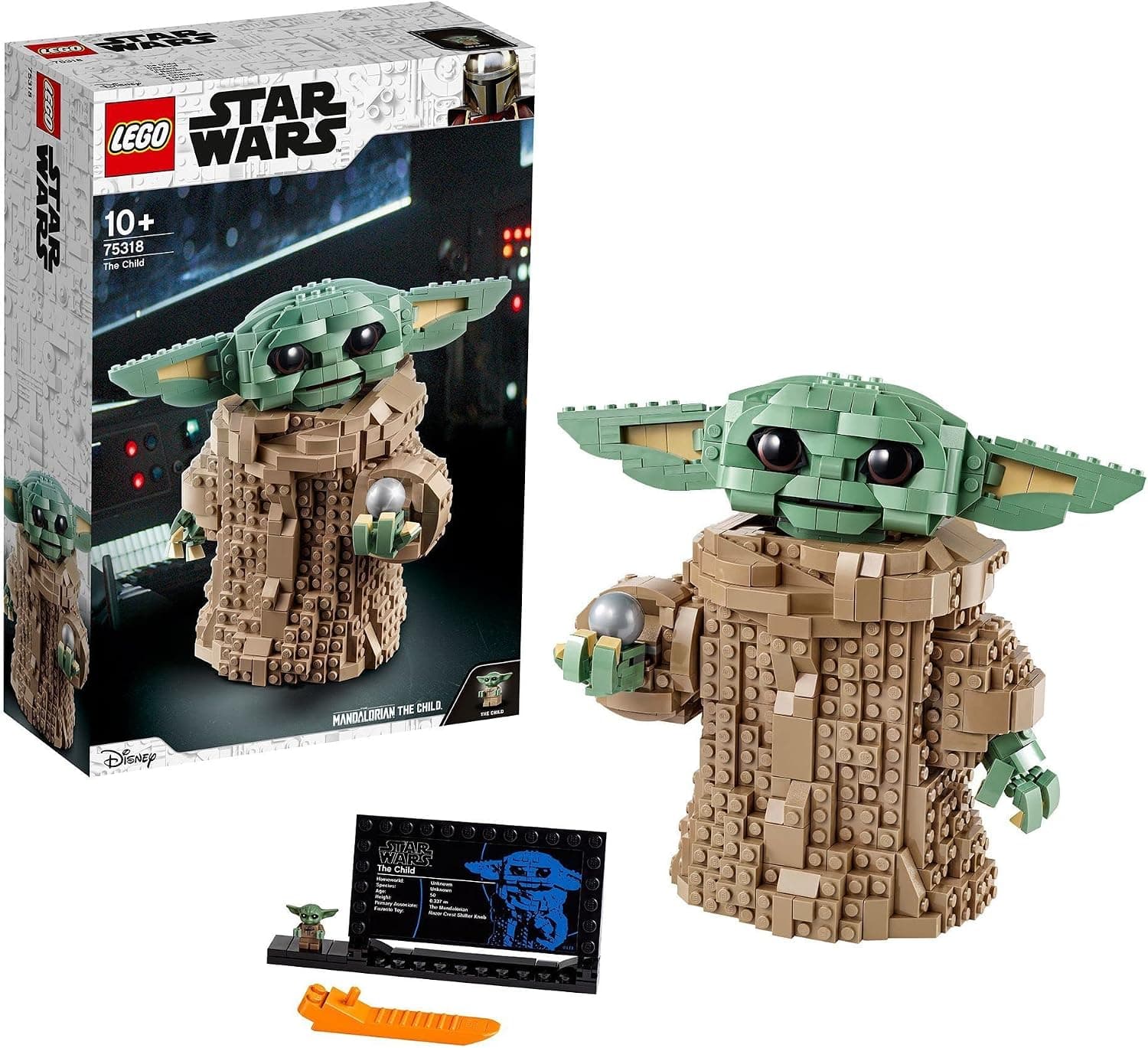 LEGO Star Wars: The Mandalorian The Child 75318-10 Yaş ve Üzeri Star Wars Sevenler İçin Baby Yoda Figürü İçeren Koleksiyonluk Yaratıcı Yapım Seti (1073 Parça)