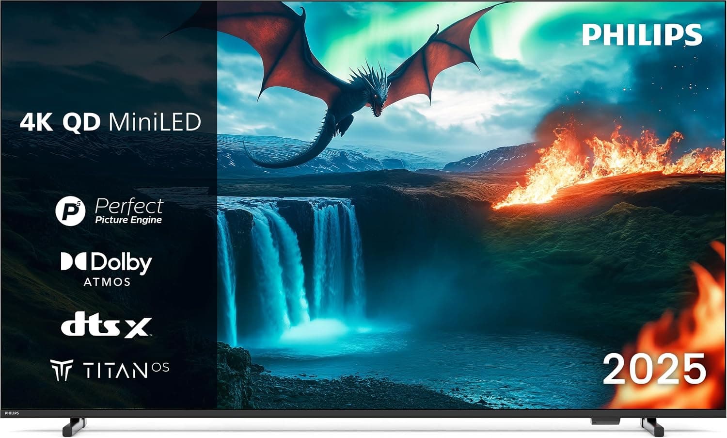 Philips 55MLED810/12 4K QD MiniLED 139cm 55" Smart TV Dolby Vision Dolby Atmos Titan OS