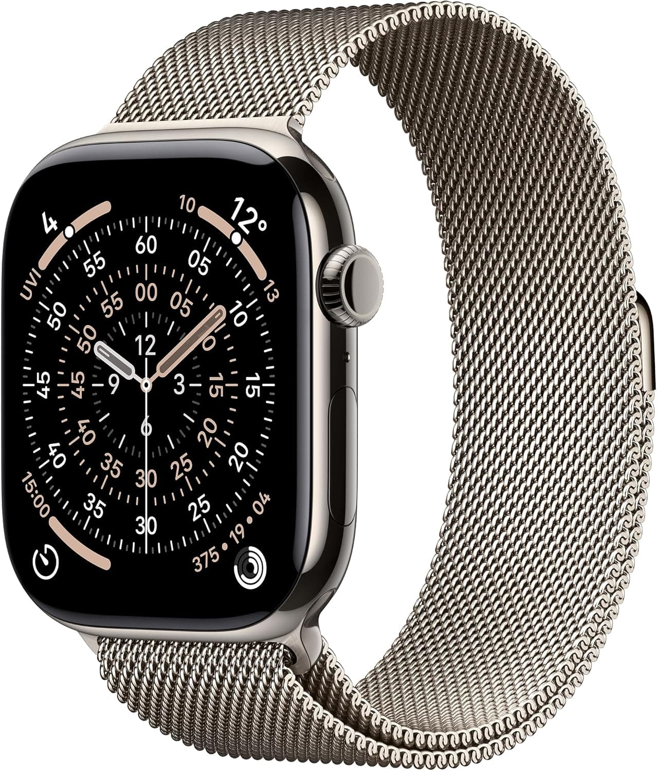 Apple Watch Series 11 GPS + Cellular 46 mm Natürel Titanyum Kasa Akıllı Saat ve Natürel Milano Loop - S/M. Uyku Skoru, Fitness Takibi, Sağlık İzleme, Hep Açık Ekran