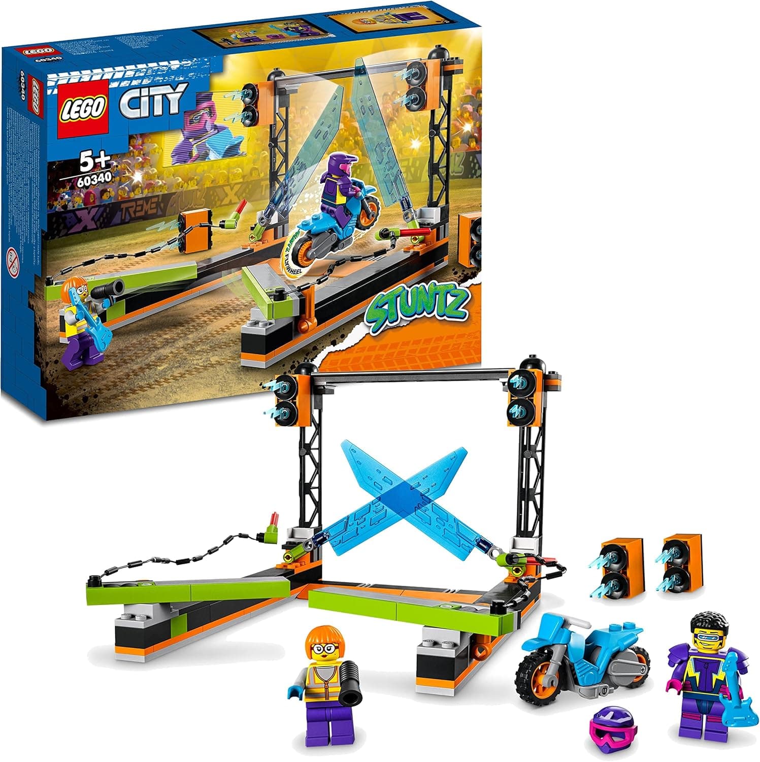 LEGO® City Kılıçlı Gösteri Yarışması 60340-5 Yaş ve Üzeri Çocuklar için Oyuncak Yapım Seti (154 Parça)