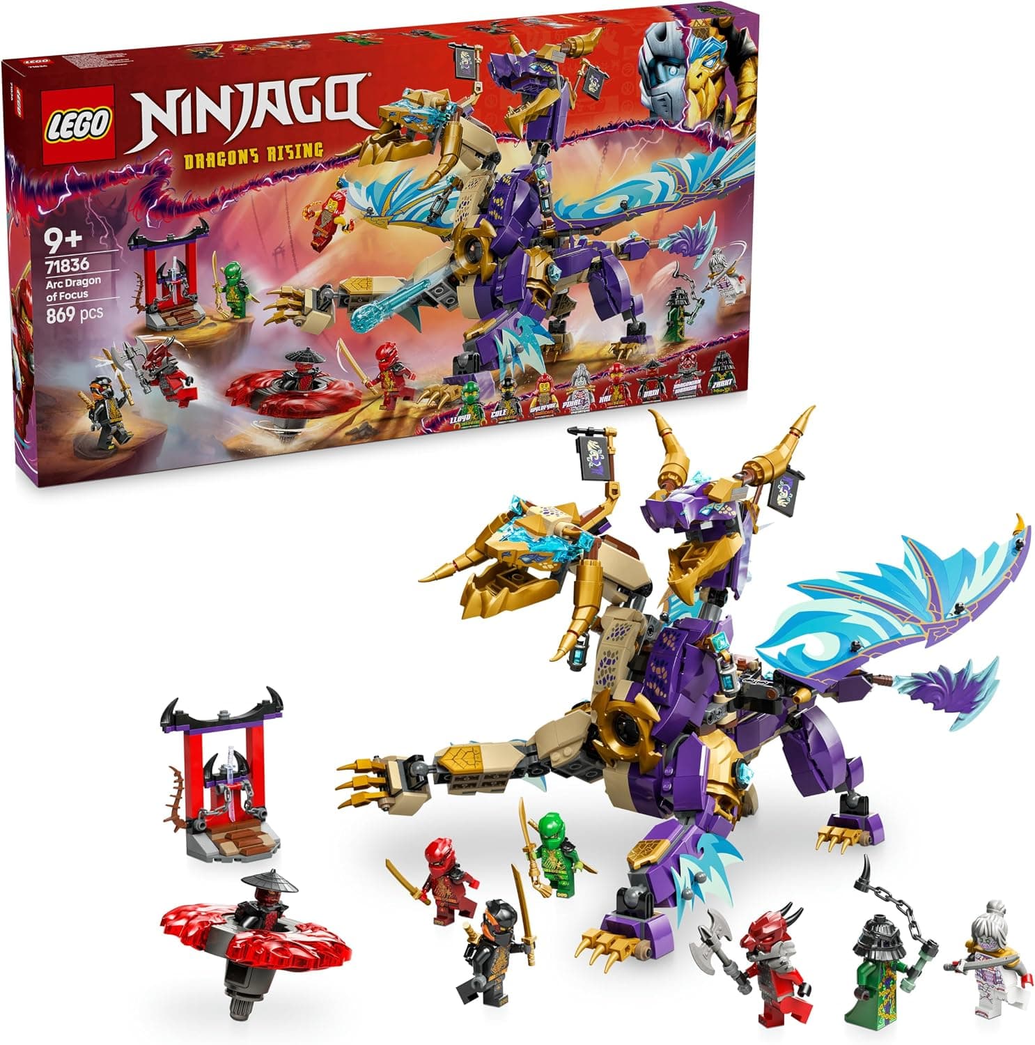 LEGO NINJAGO Odak Ark Ejderhası 71836