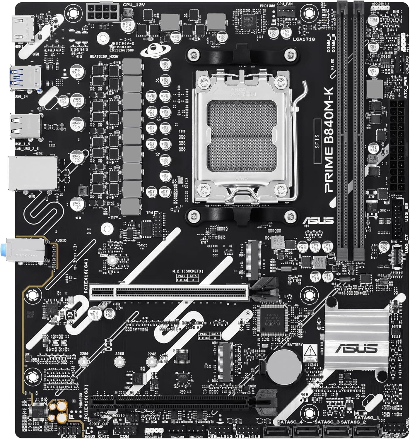 ASUS PRIME B840M-K AMD AM5 mATX Anakart