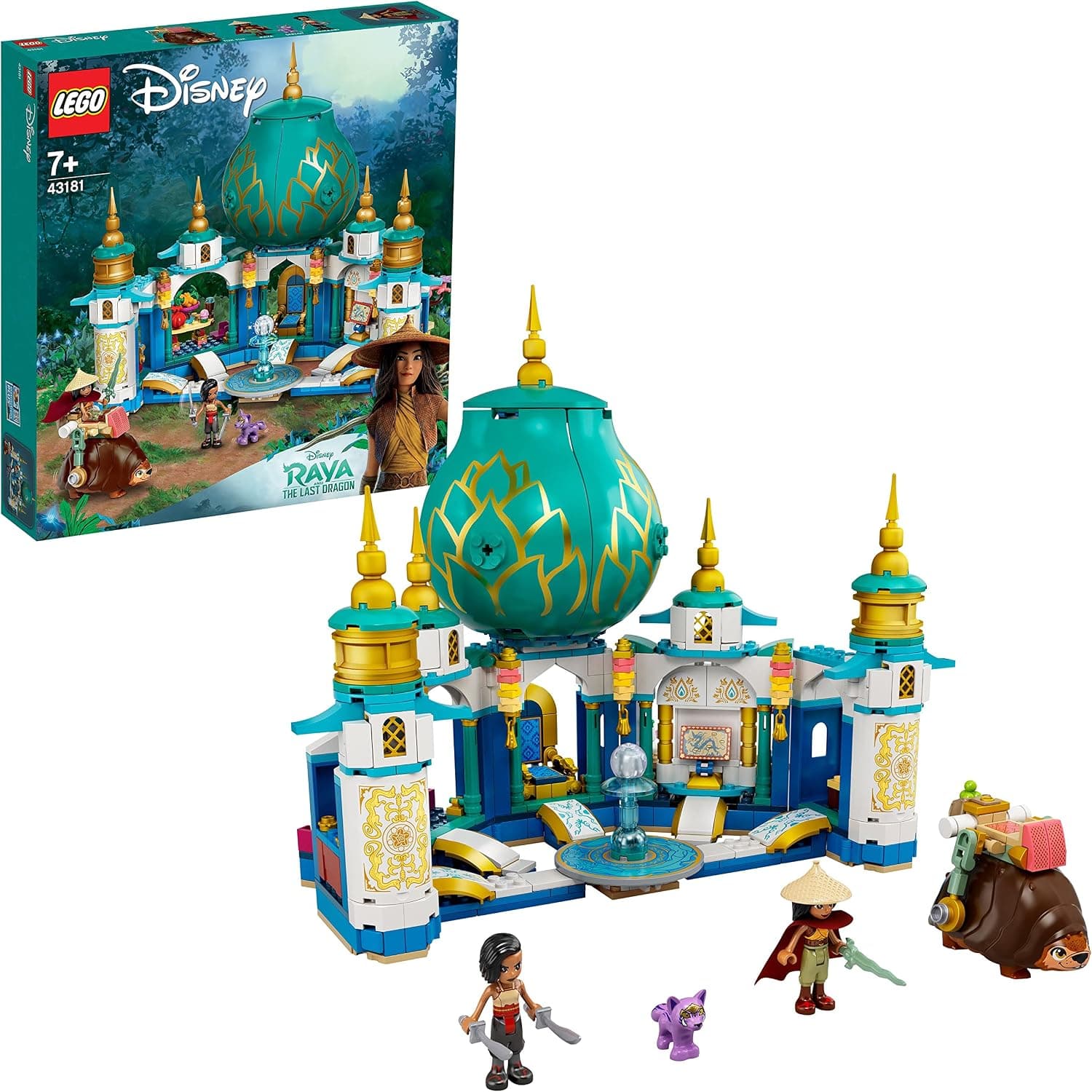 LEGO Disney Raya Ve Kalp Sarayı 43181 Bağımsız Oyun Yapım Seti; Çocuklar İçin Harika Bir Hediye (610 Parça)