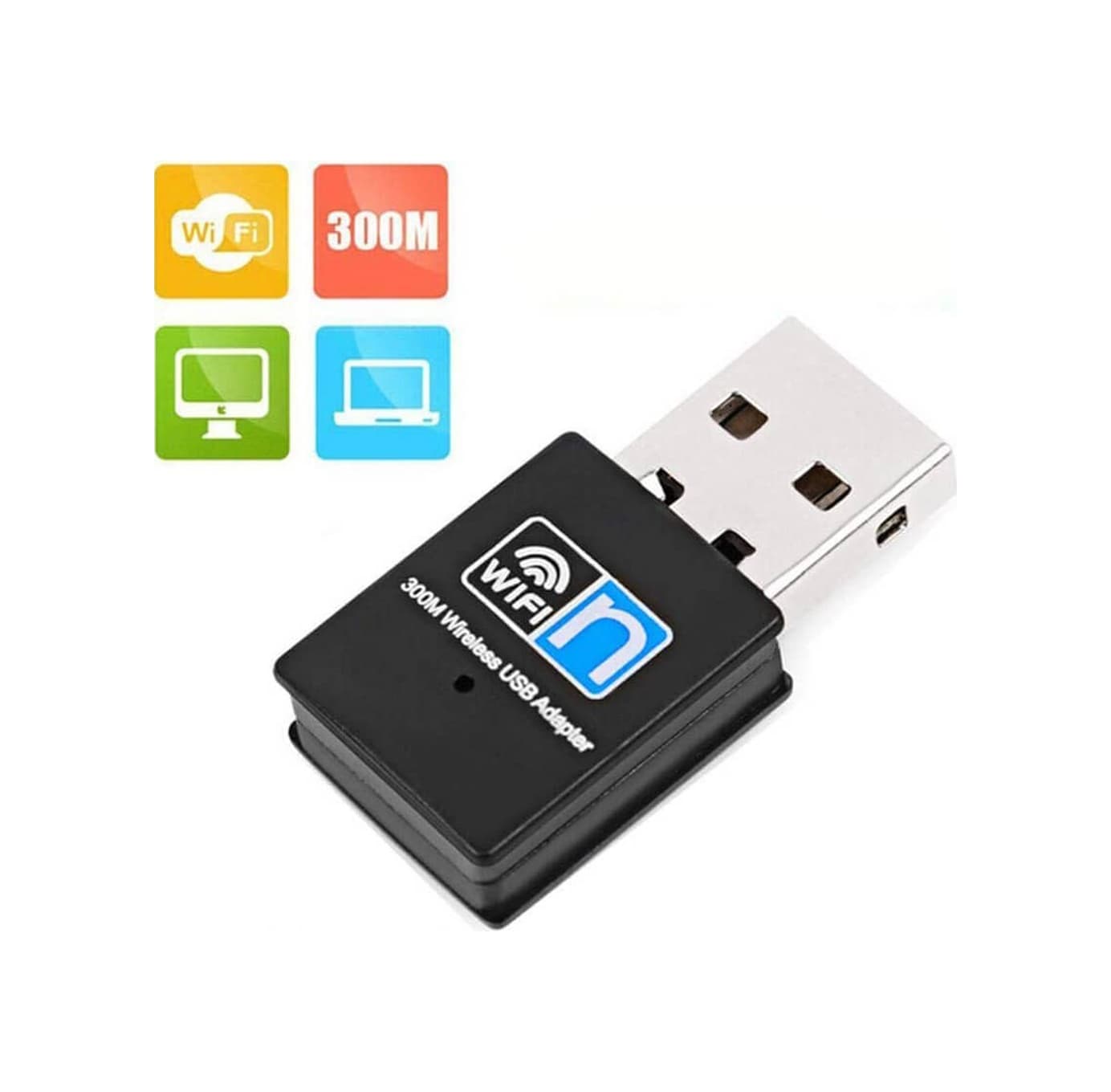 300Mbps Wireless USB Wi-Fi Adaptör Dongle Network Lan Aparatı