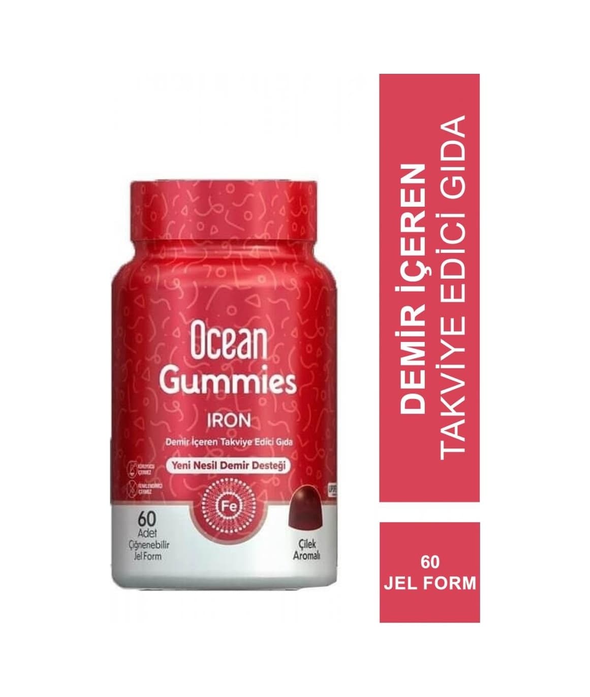 Ocean Gummies İron 60 Softjel