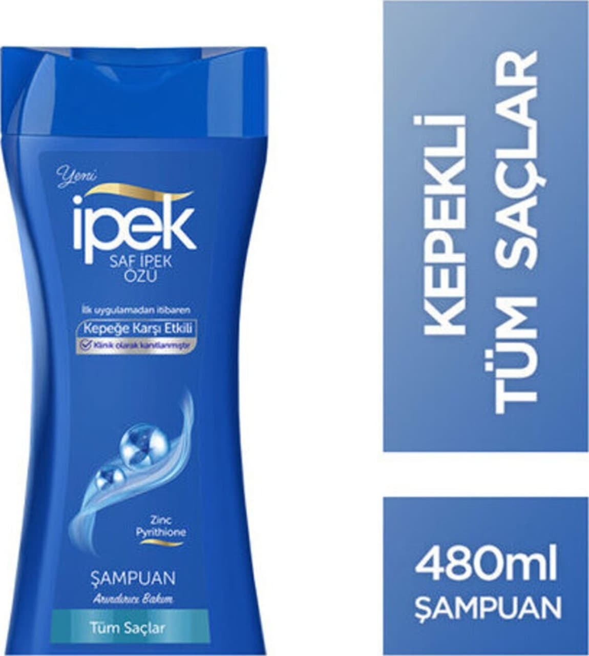 İpek Tüm Saçlar İçin Kepeğe Karşı Etkili Şampuan 480 ML