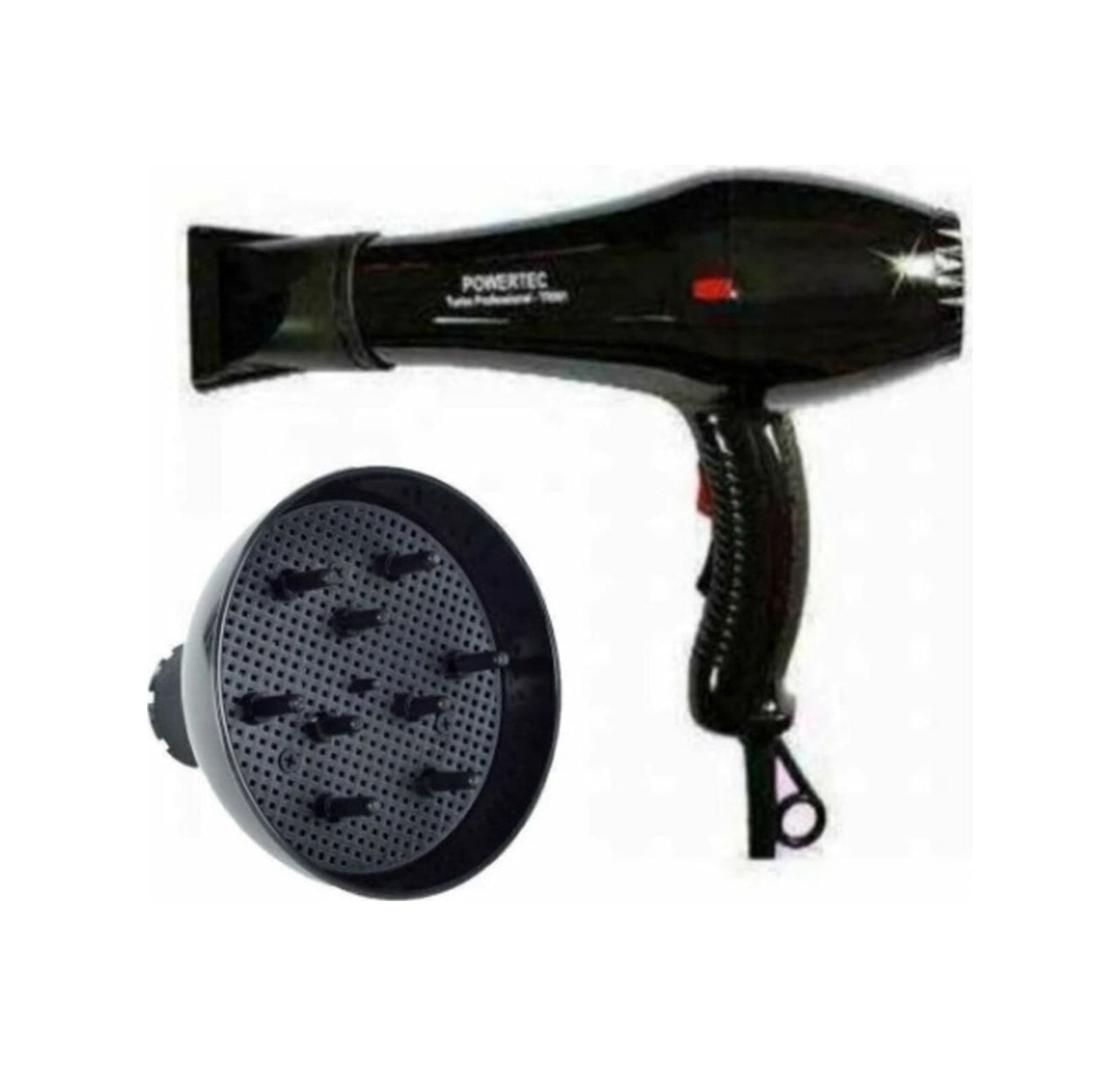 Powertec TR-901 Profesyonel Saç Kurutma Makinesi + Vigo Başlık