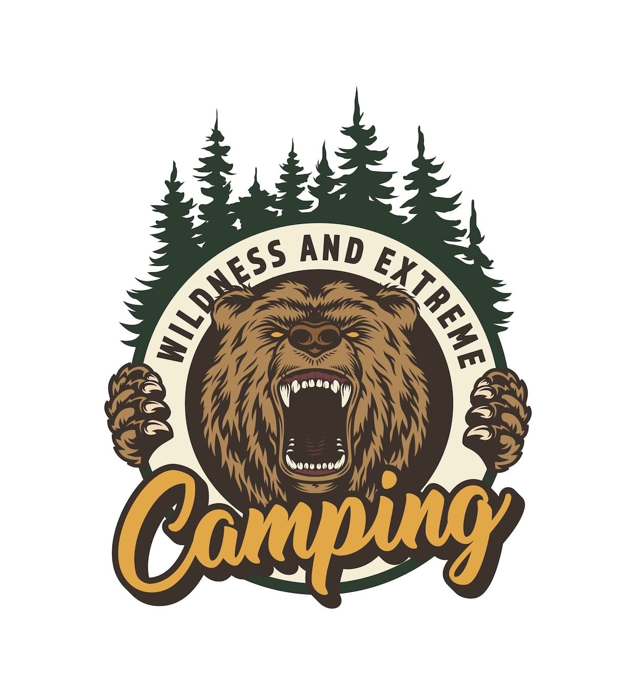 Off Road Camping Offroad Kamp Sticker 01729