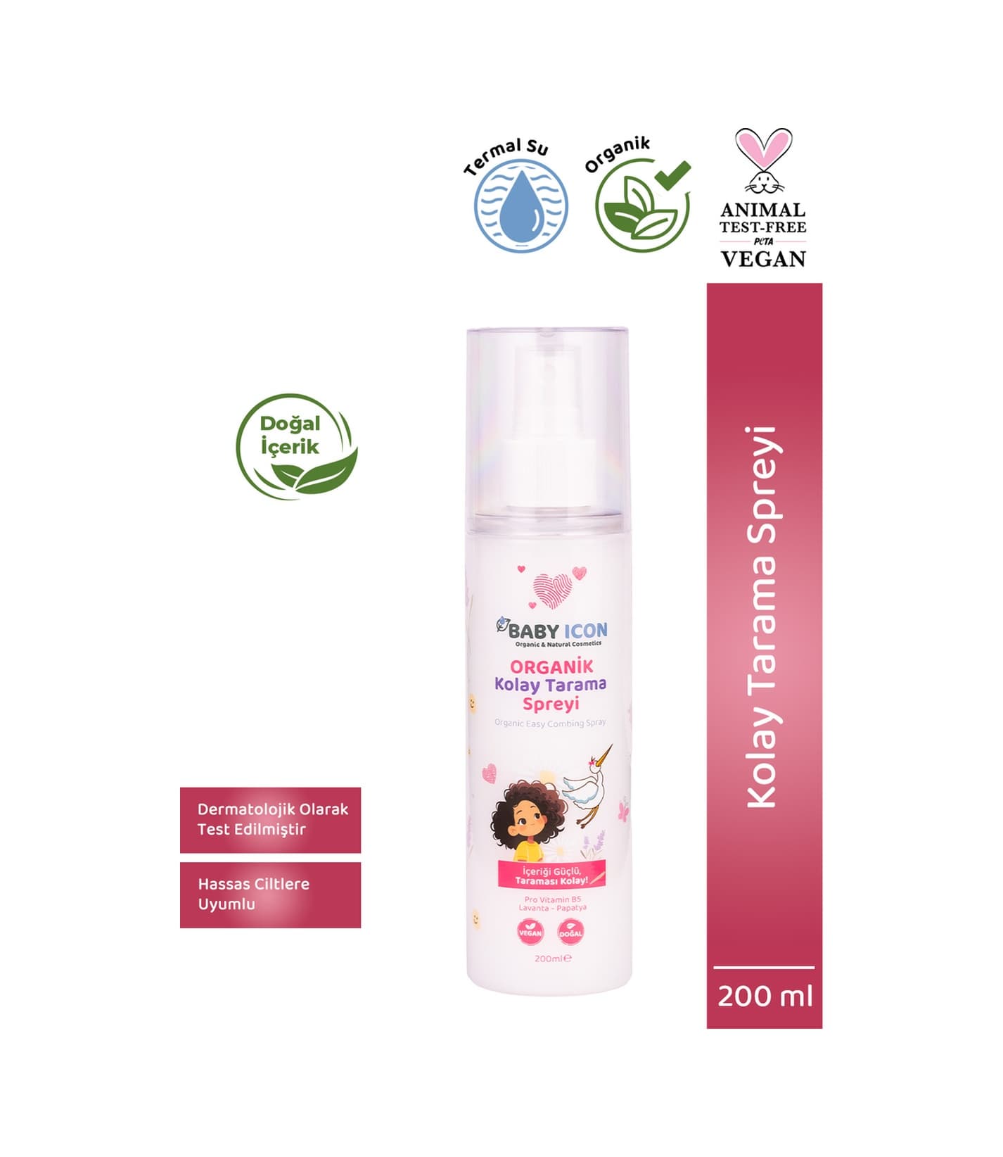 Baby Icon Kolay Tarama Spreyi 200 ML