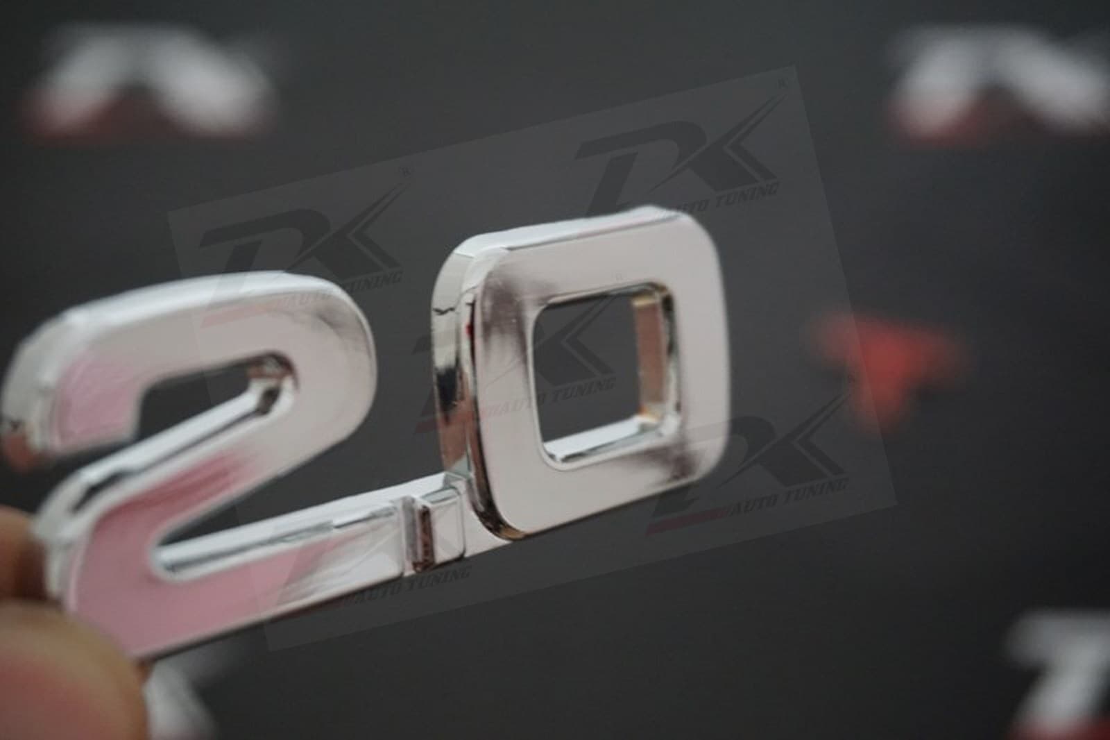 Audi 2.0 T Bagaj Krom Metal 3M 3D Yazı Logo