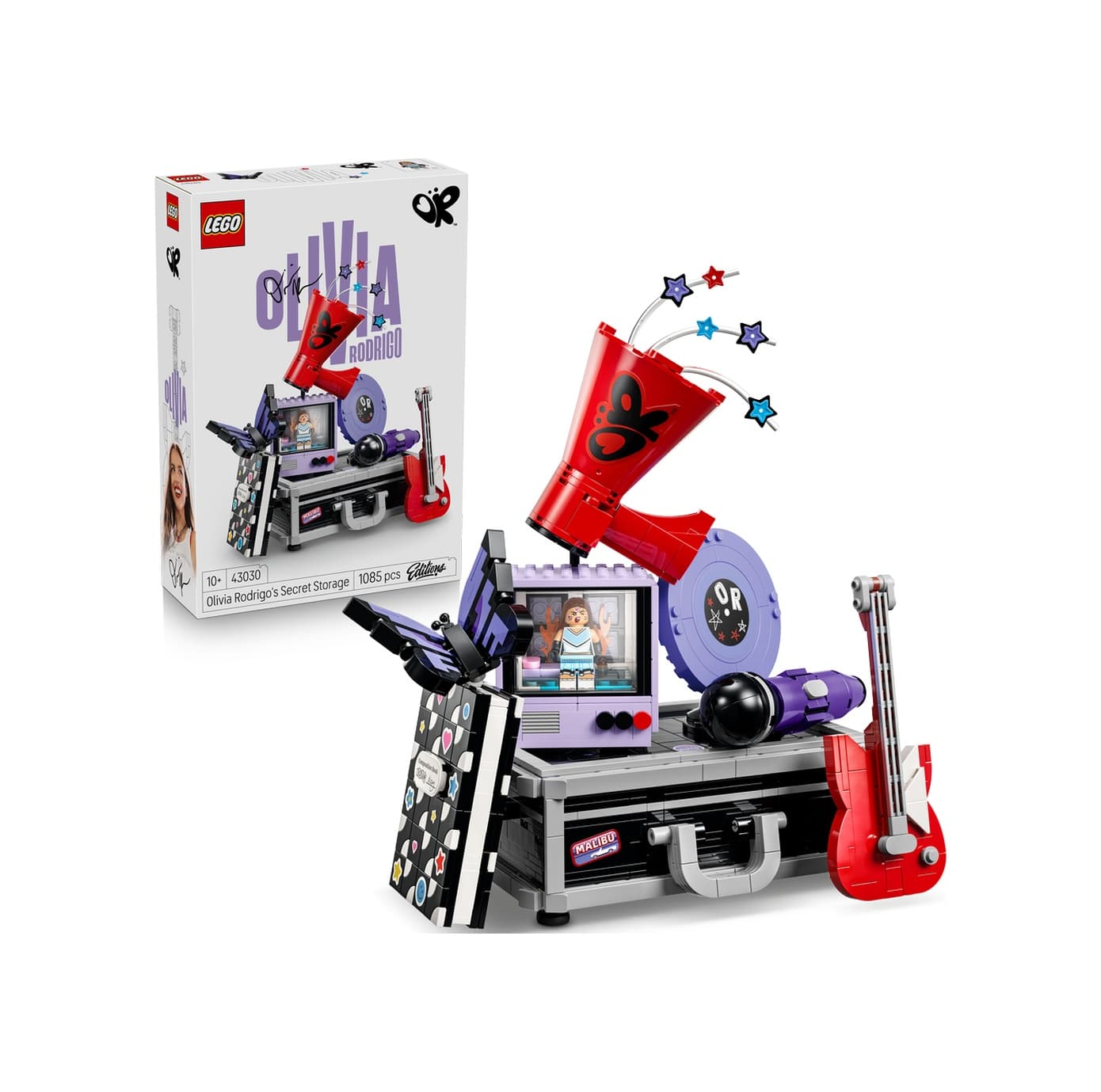 LEGO® Editions Olivia Rodrigo’nun Gizli Bavulu 43030 - 10 Yaş Üzeri Çocuklar için Minifigür İçeren Oyuncak Yapım Seti (1085 Parça)