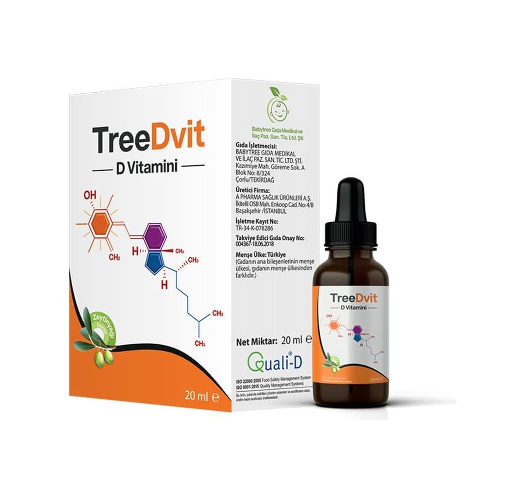 Treedvit Vitamin D3 Damla 20 Ml