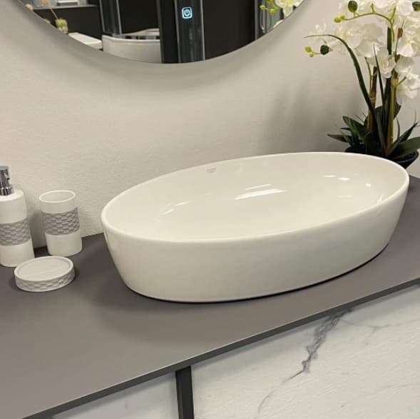 Turkuaz Seramik Cerastyle One 67x42 CM Tezgah Üstü Çanak Lavabo