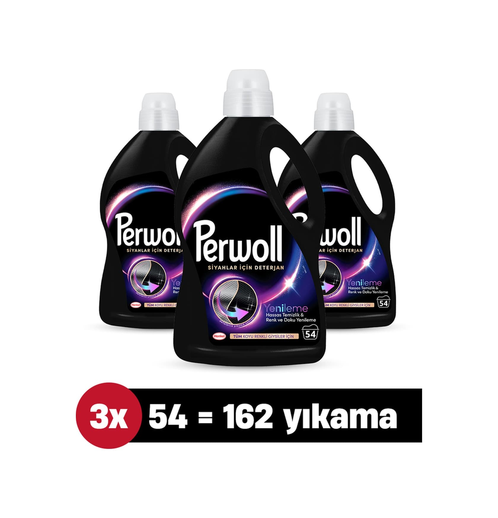 Perwoll Siyah Hassas Bakım Sıvı Çamaşır Deterjanı 3 x 2970 ML