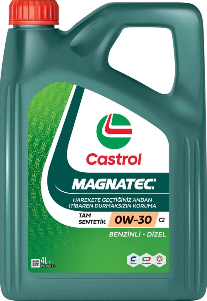 Castrol MAGNATEC Stop-Start 0W-30 C2 Tam Sentetik Motor Yağı 4 L