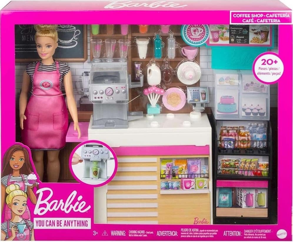 Barbie'Nin Kahve Dükkanı Oyun Seti