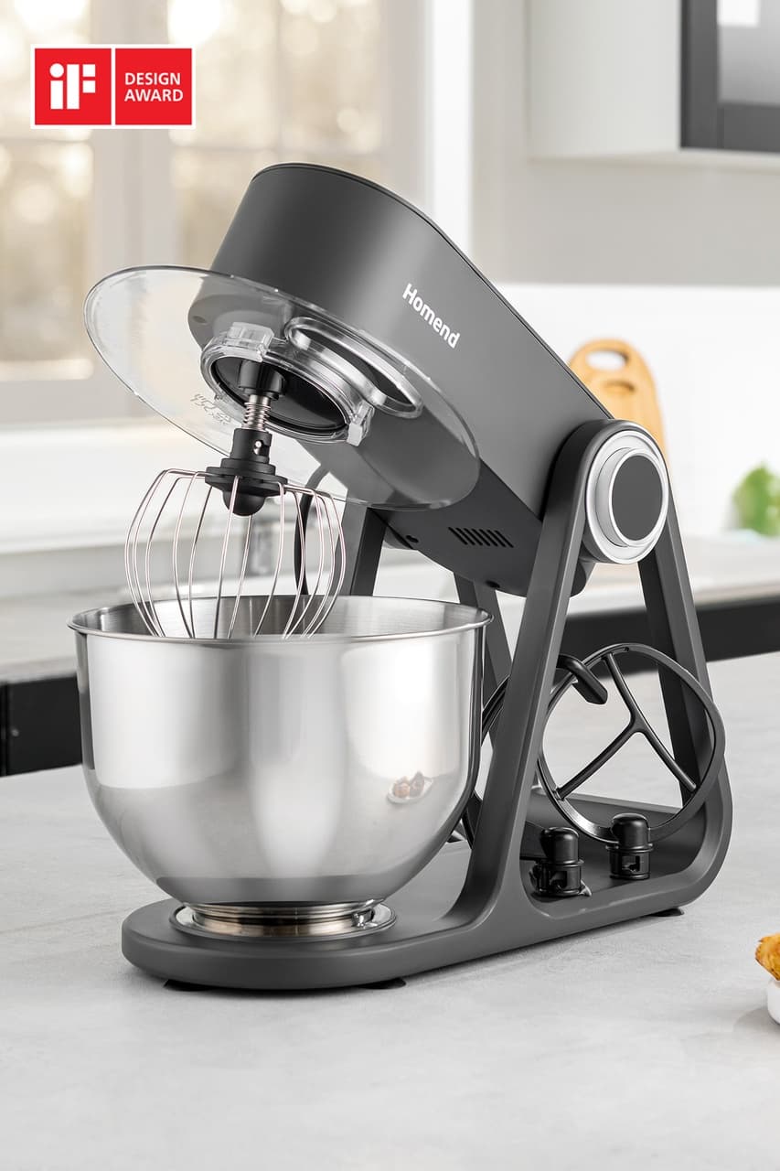 Homend Profashion 3023H Digital Ekran 5 Lt Döküm Stand Mikser 1500W