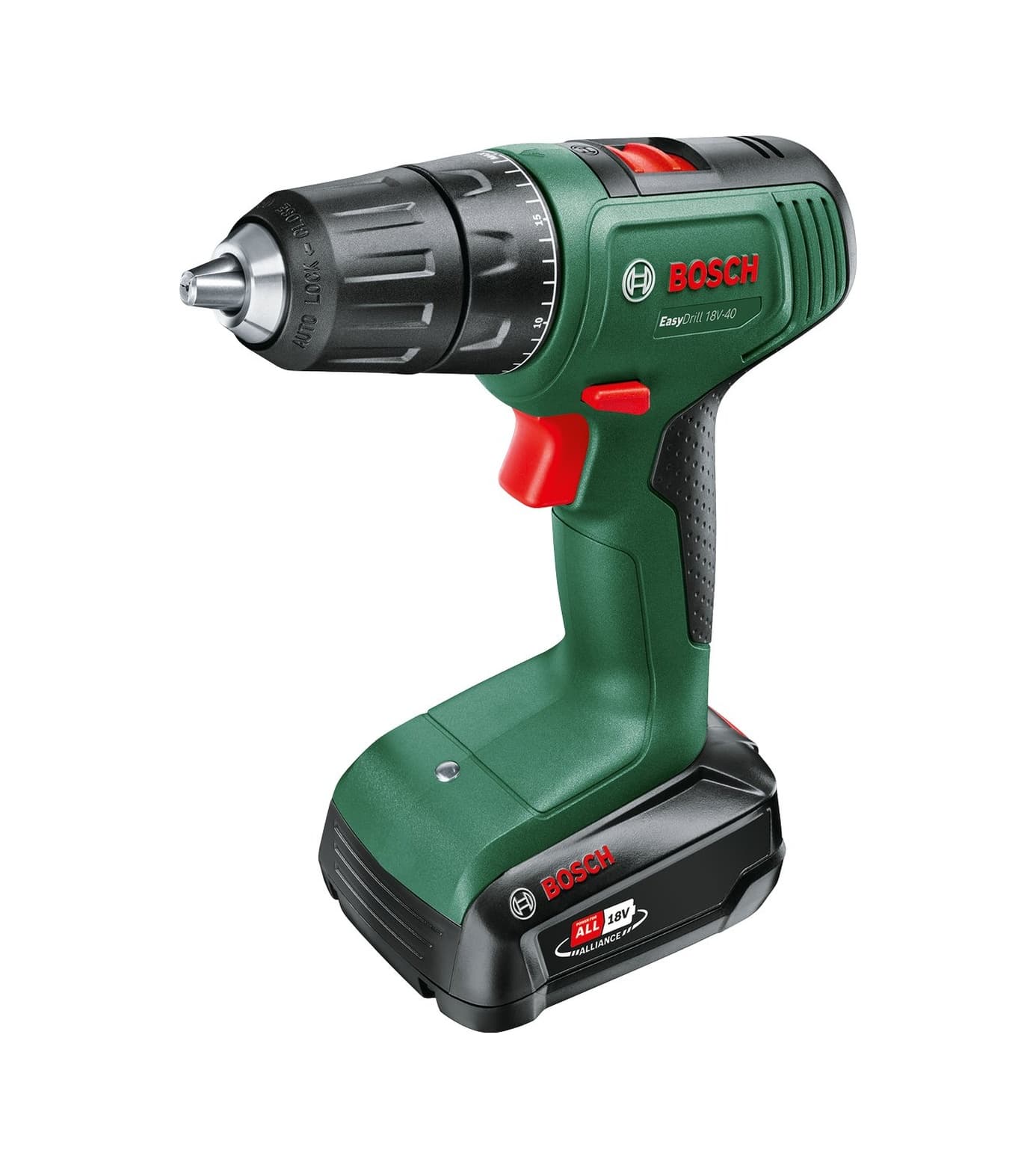 Bosch EasyDrill 18V-40 1.5Ah Çift Akü Matkap + 241 Parça Aksesuar Seti