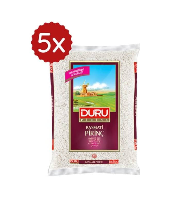 Duru Basmati Pirinç 5 x 1 KG