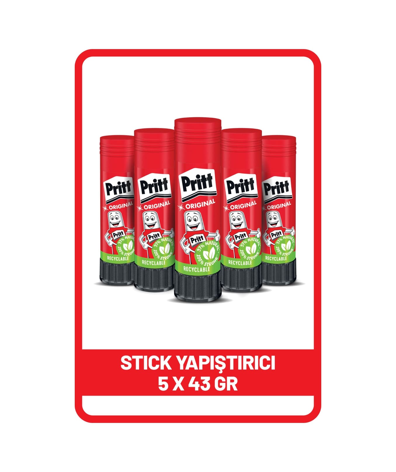 Pritt Stick 43 gr 5'li Yapıştırıcı