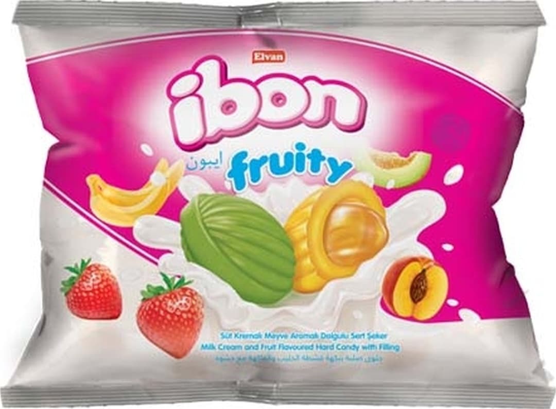 Ibon Sütlü Meyveli Şeker 300 Gr. (1 Paket)