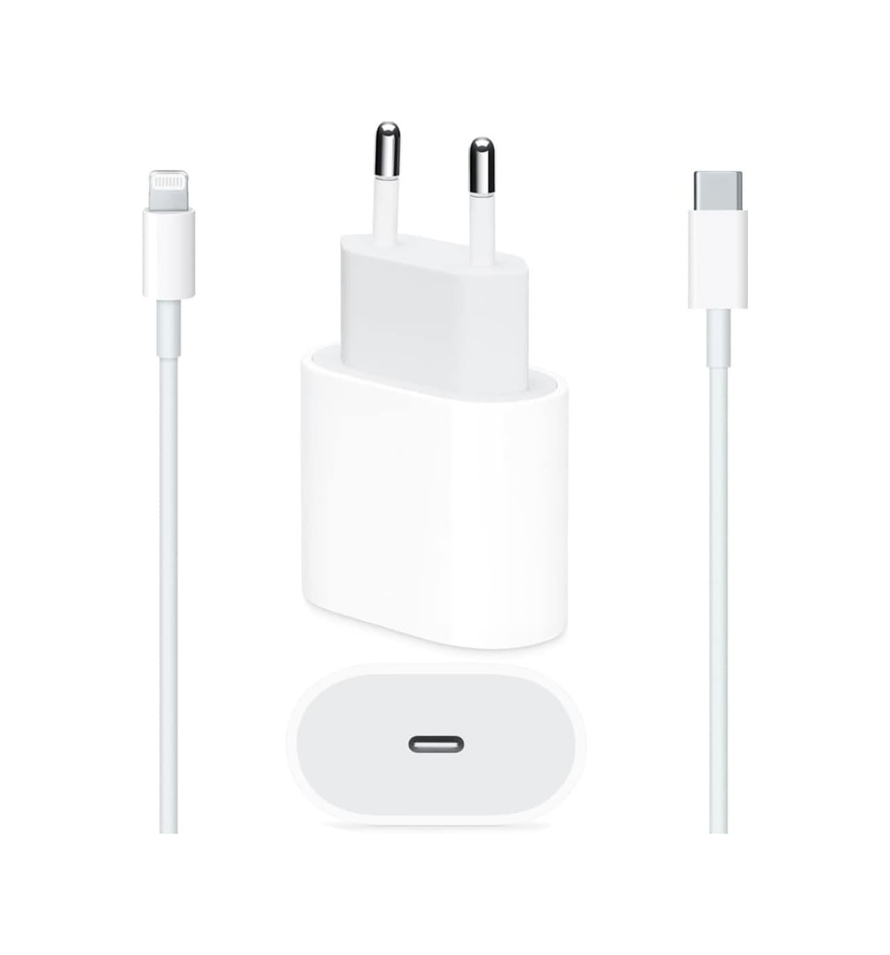 Apple Uyumlu iOS MHJE3TU/A 20 W USB-C Güç Adaptörü + Type-C to Lightning Kablo 1 M