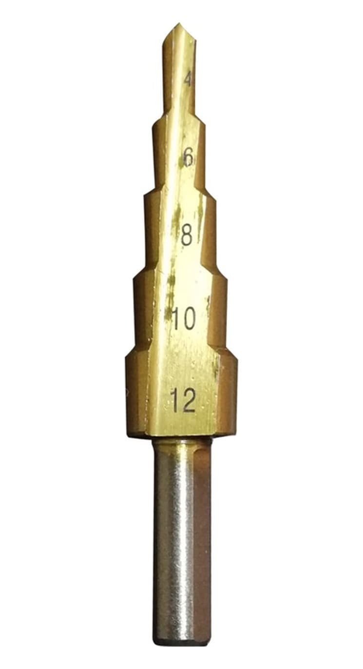 Kademeli Matkap Ucu 4-12 MM Titanyum Kaplı