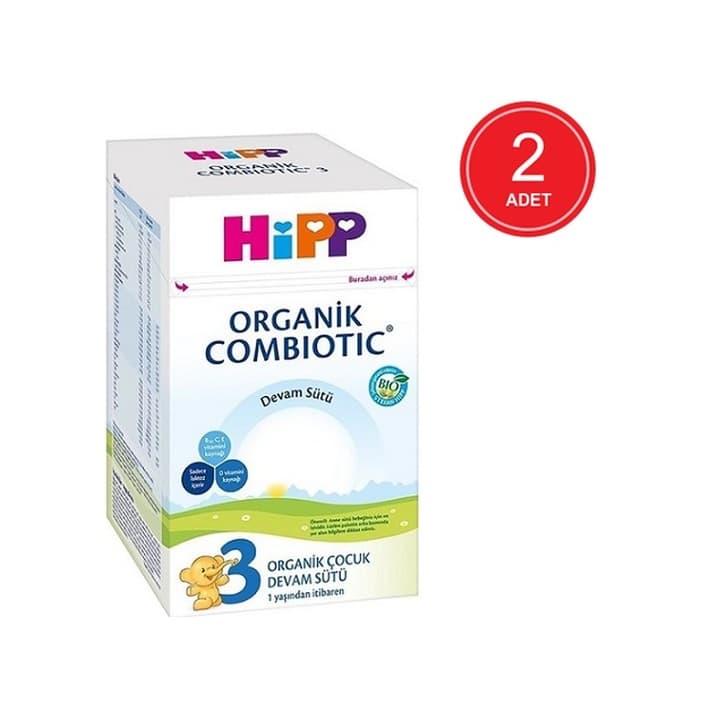 Hipp Organik Combiotic 3 Devam Sütü 800 G - 2 Adet