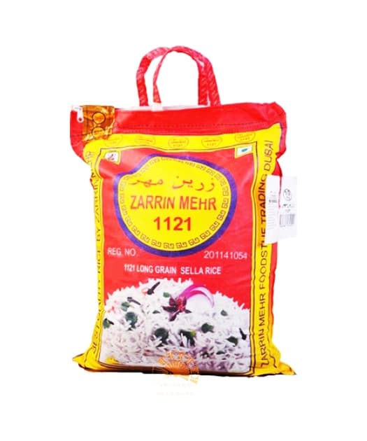 Zarrin Mehr 1121 Uzun Taneli Basmati Kokulu Pirinç 5 KG