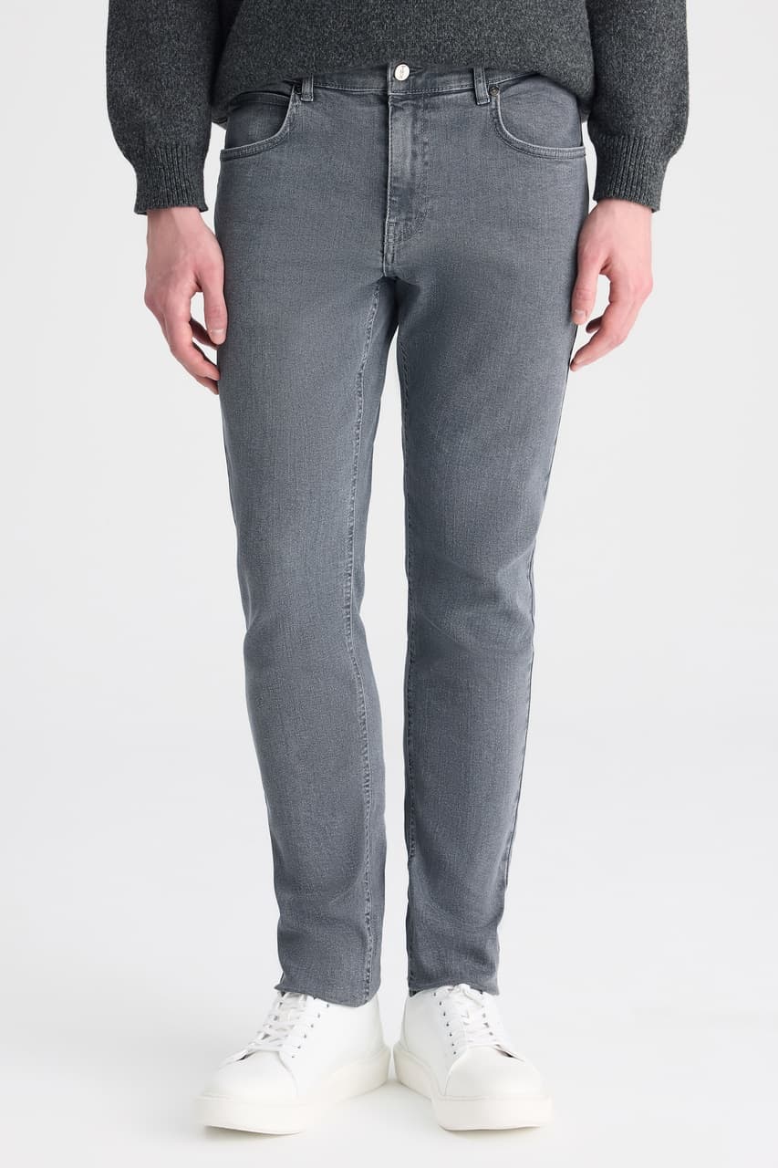 Twn Super Slim Fit Antrasit Denim Pantolon 5ecj30081503m Antrasit
