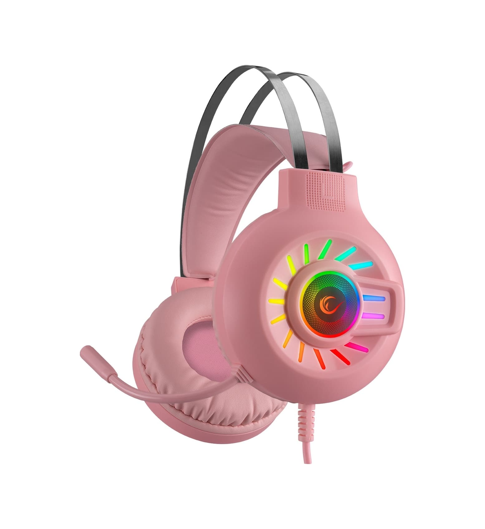 Rampage RM-K44 Zengibar 7.1 Surround Mikrofonlu RGB Kulak Üstü Oyuncu Kulaklığı