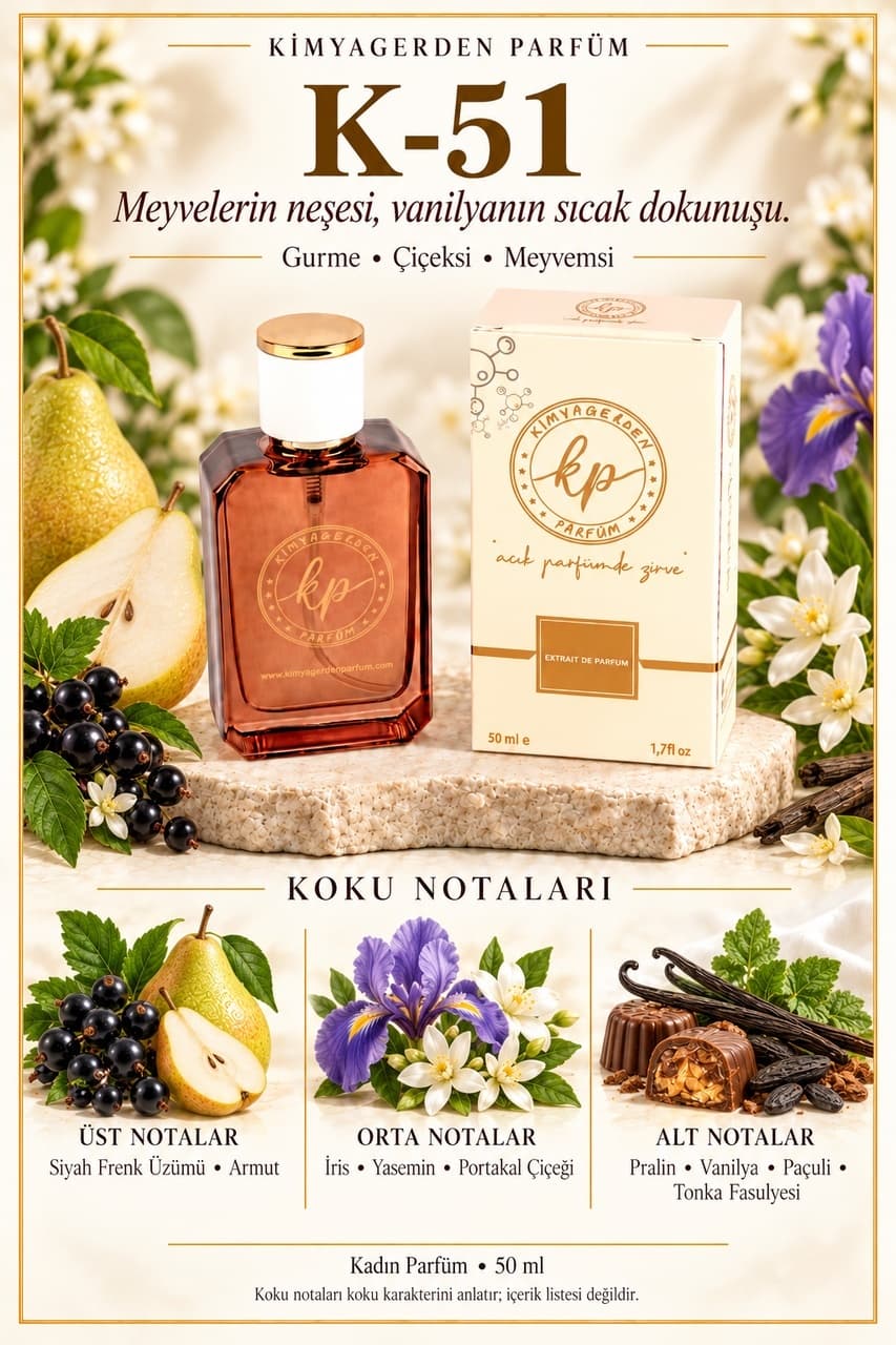 KP K-51 Kadın Parfüm EDP 50 ML