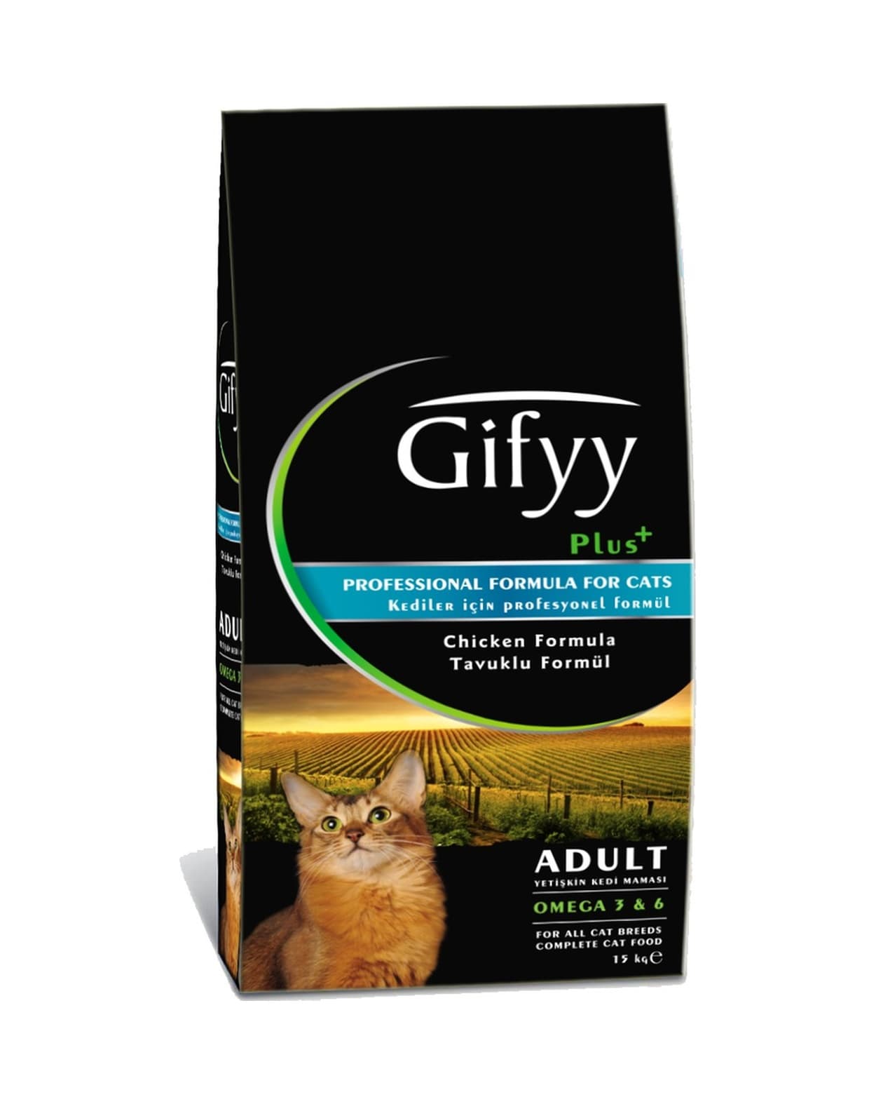 Gifyy Plus Tavuklu Yetişkin Kedi Maması 15 KG