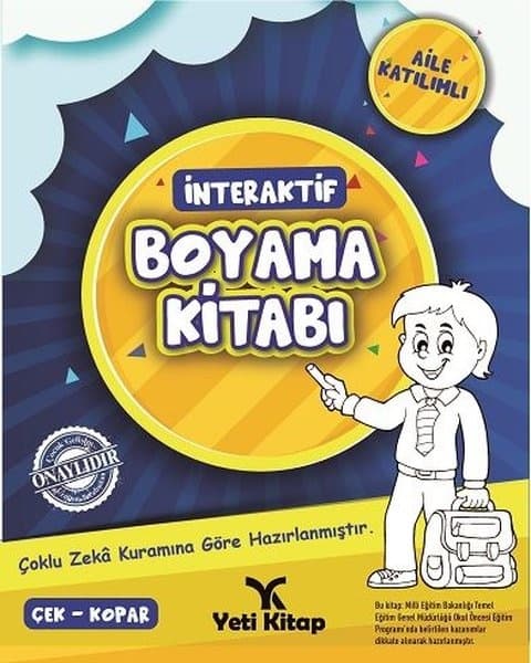 İnteraktif Boyama Kitabı 1- Yeti Kitap