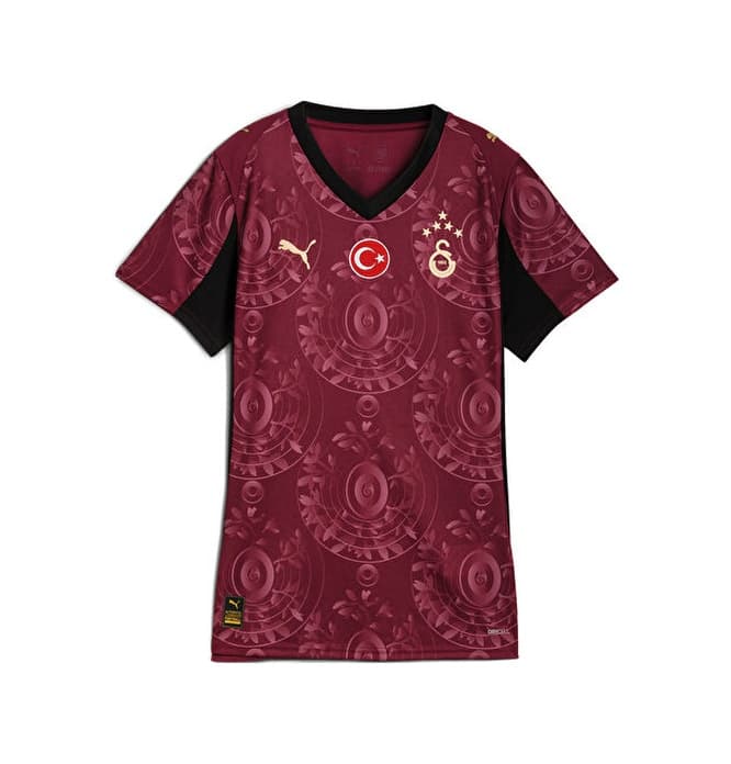 Puma Gsk Third Jersey Replica W W/o Kadın Galatasaray 25/26 Alternatif Forması 77981703 Kırmızı Kırmızı