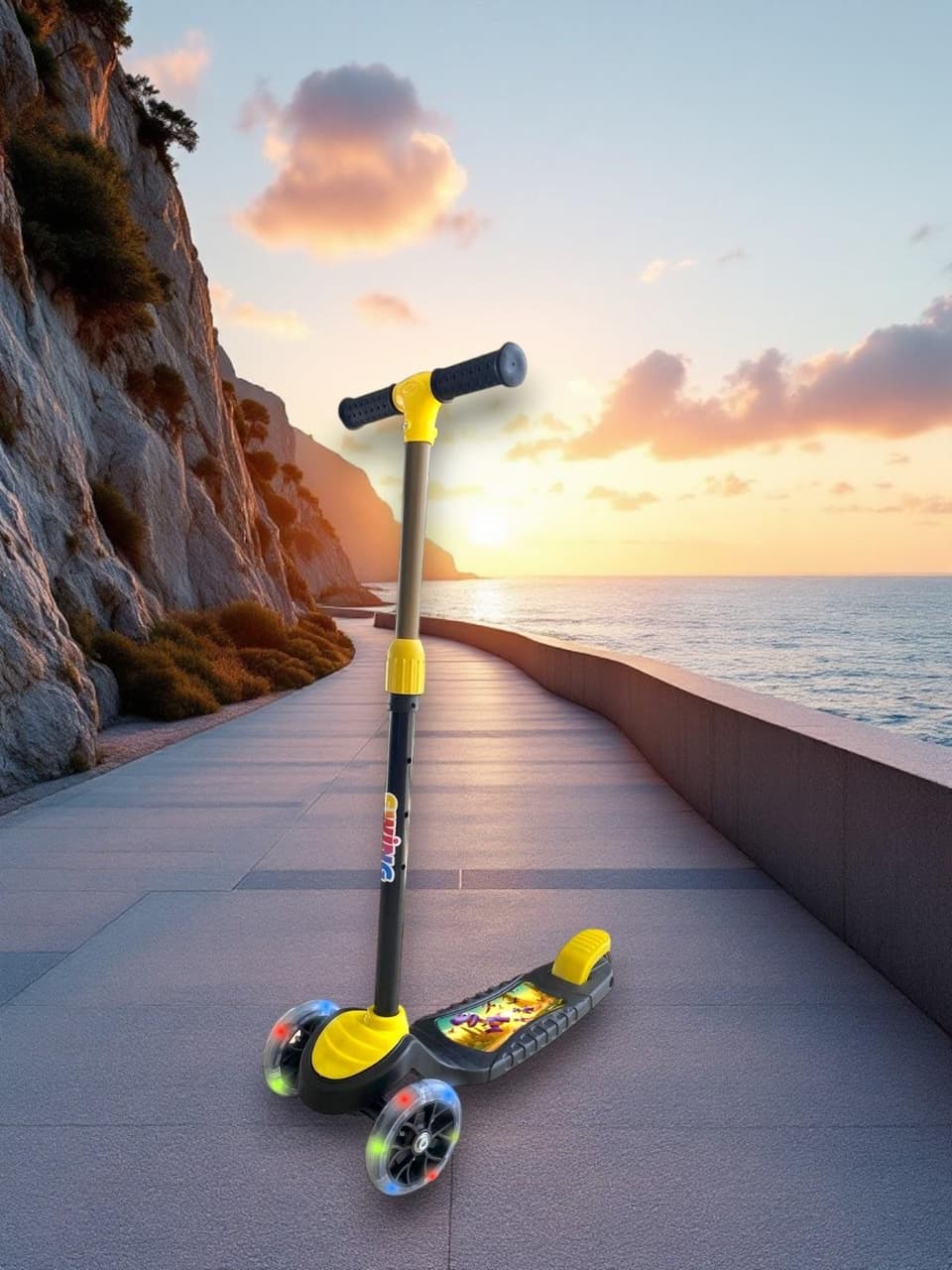 Swing Işıklı 3 Tekerlekli Scooter