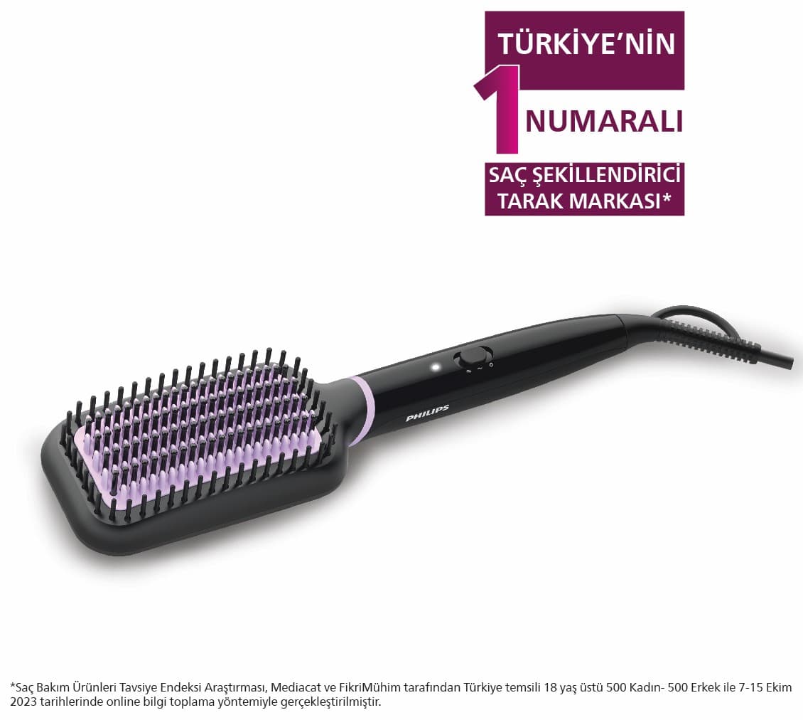 Philips BHH880/00 StyleCare Essential Isıtmalı Düzleştirme Fırçası