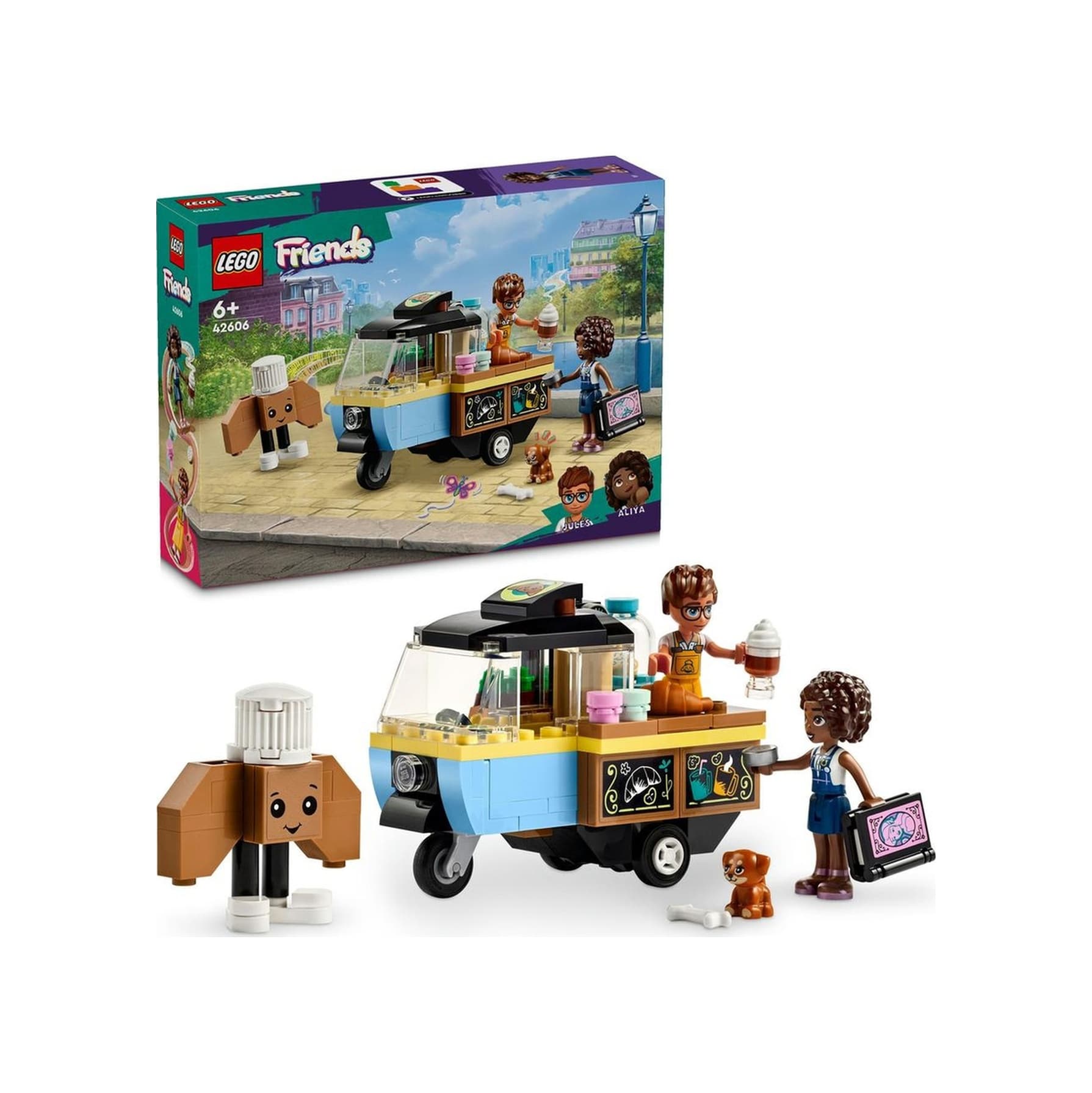 LEGO® Friends Mobil Pastane 42606 6+ Yaratıcı Oyuncak Yapım Seti - 125 Parça