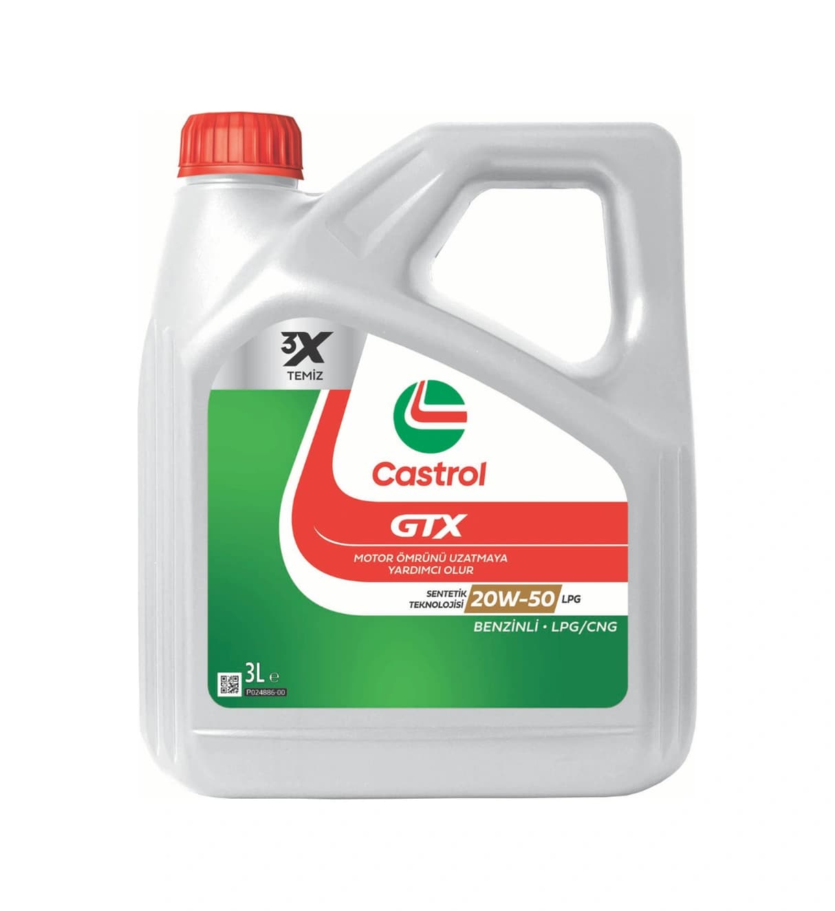 Castrol GTX 20W-50 LPG Motor Yağı 3 L