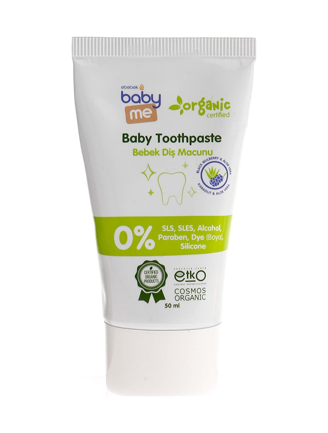 baby me Organik Diş Macunu 50 ml