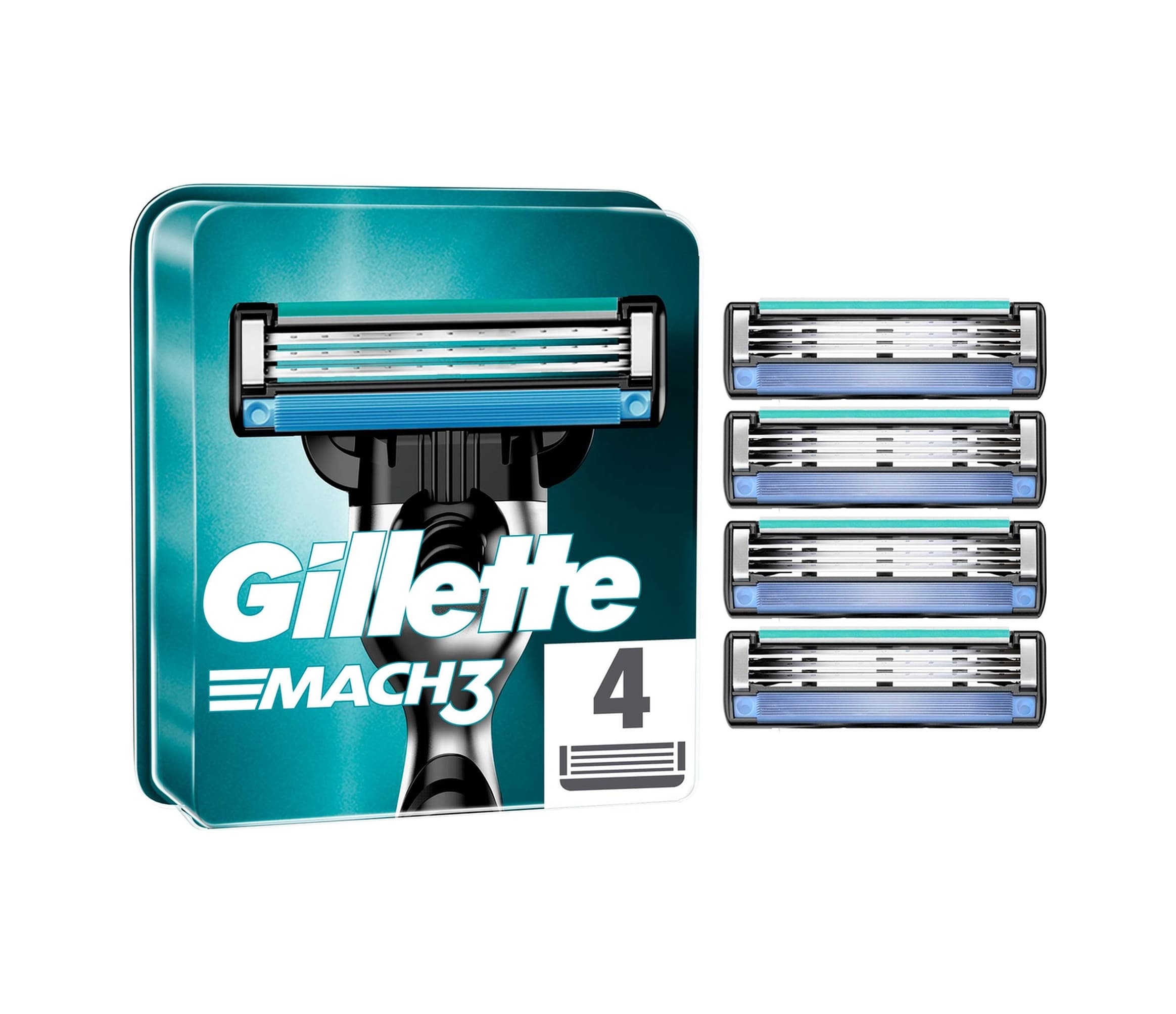 Gillette Mach 3 Yedek Başlık 4'lü