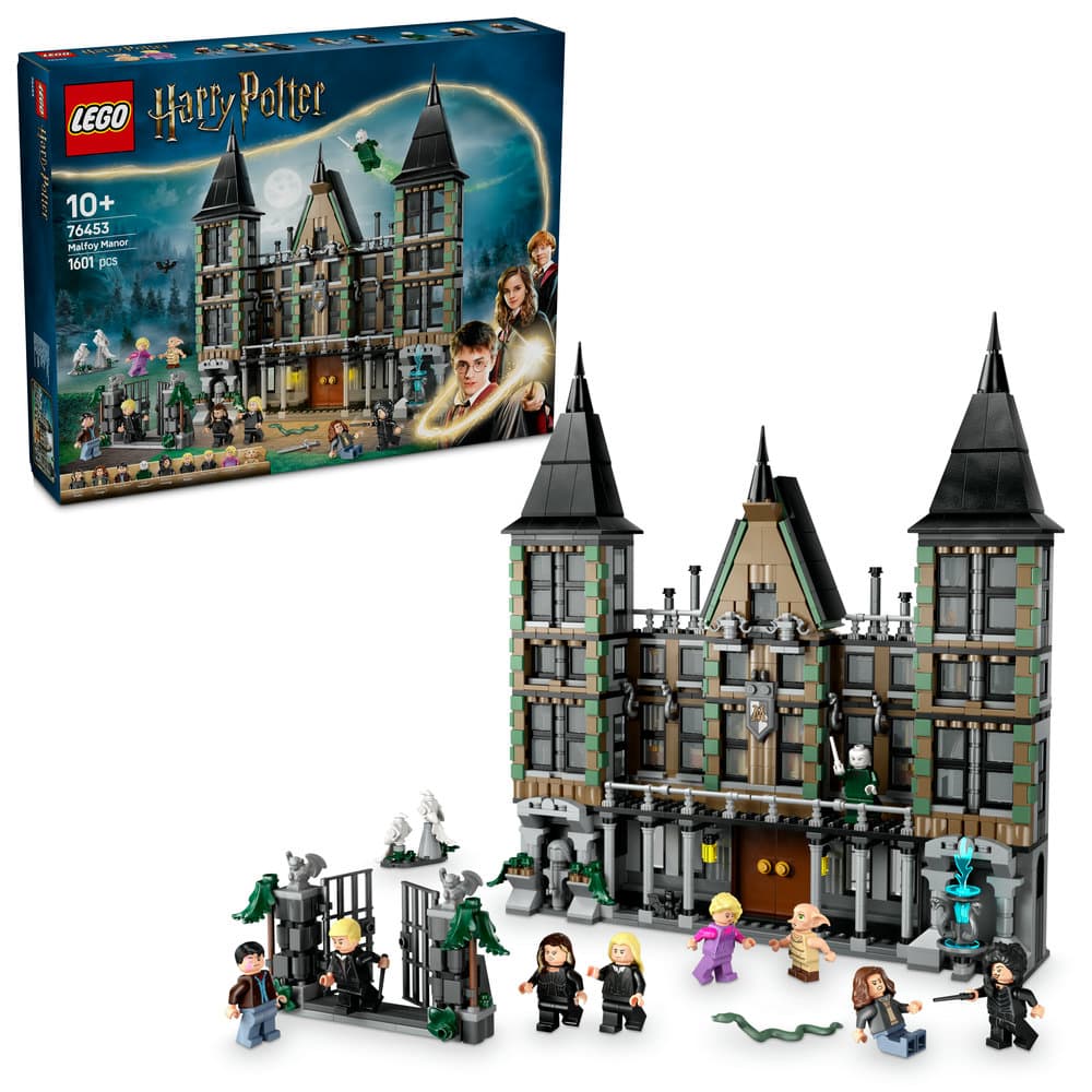 LEGO® Harry Potter™ Malfoy Malikanesi 76453 -10 Yaş ve Üzeri Çocuklar ve Yetişkinler için Koleksiyonluk Yaratıcı Oyuncak Yapım Seti(1601P)