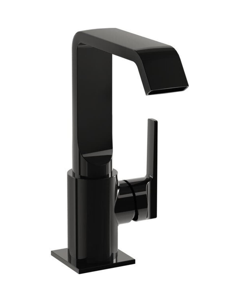 VitrA Suit A4261639 Yandan Lavabo Bataryası Parlak Siyah