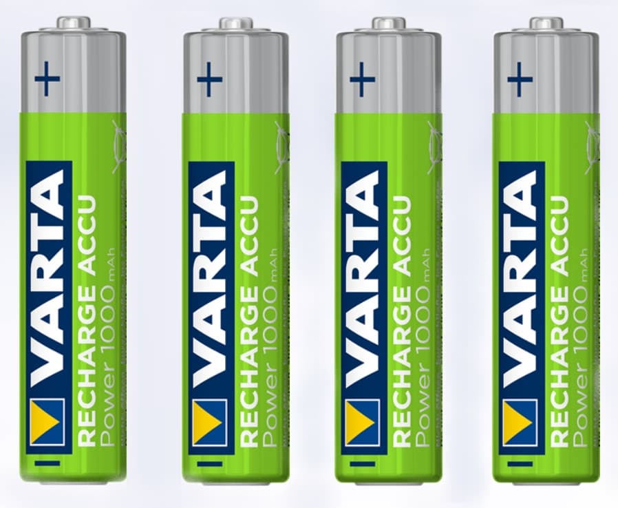Varta 5703 1000 mAh AAA Ni-MH Şarj Edilebilir İnce Kalem Pil 4'lü